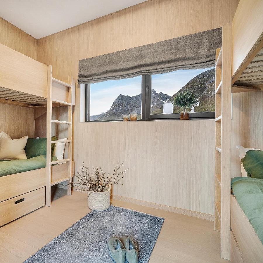 New! Luxury Cabin In Beautiful Lofoten Kleppstad المظهر الخارجي الصورة
